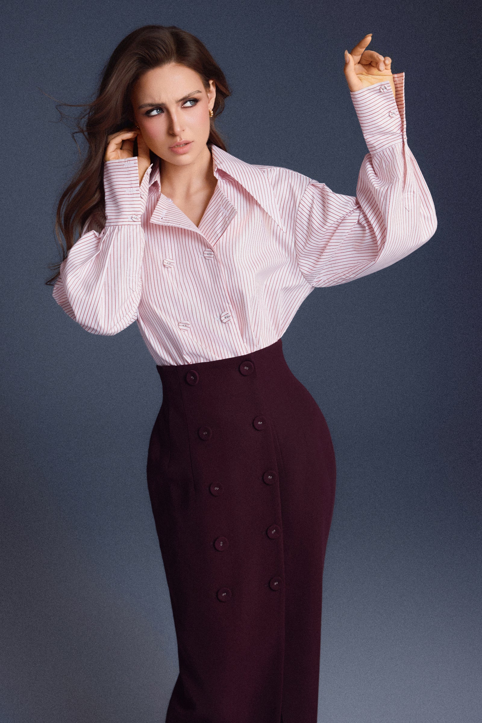 Ardis Button Skirt