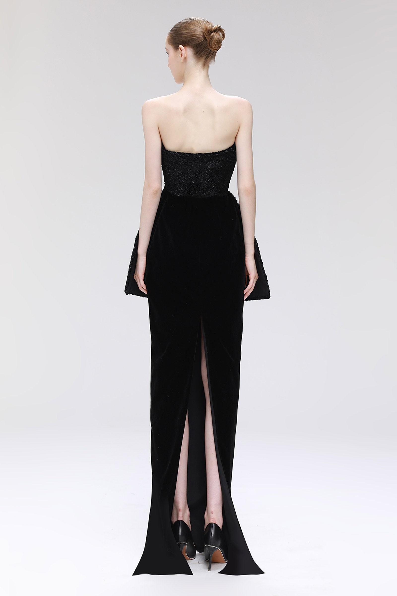 Vault Peplum Maxi Dress