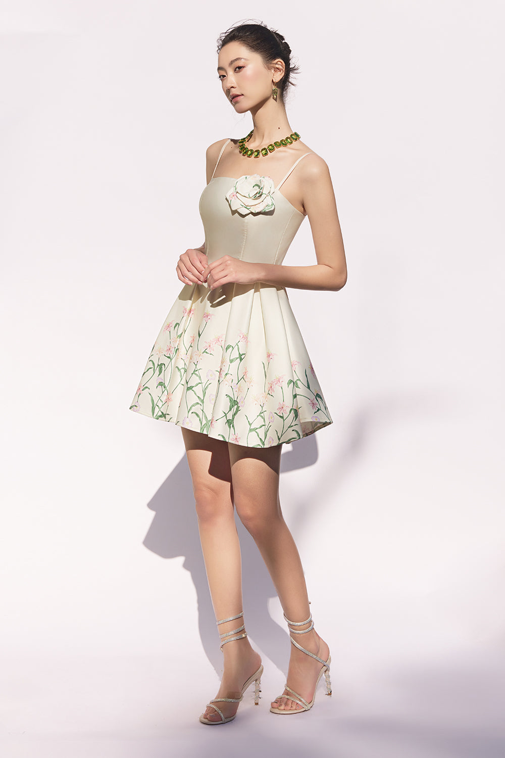 Florin Applique Mini Dress