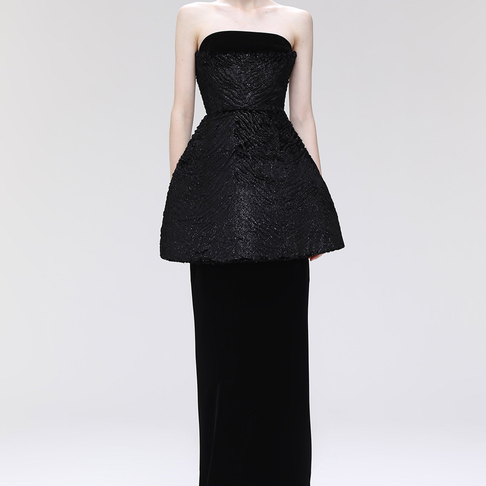 Vault Peplum Maxi Dress