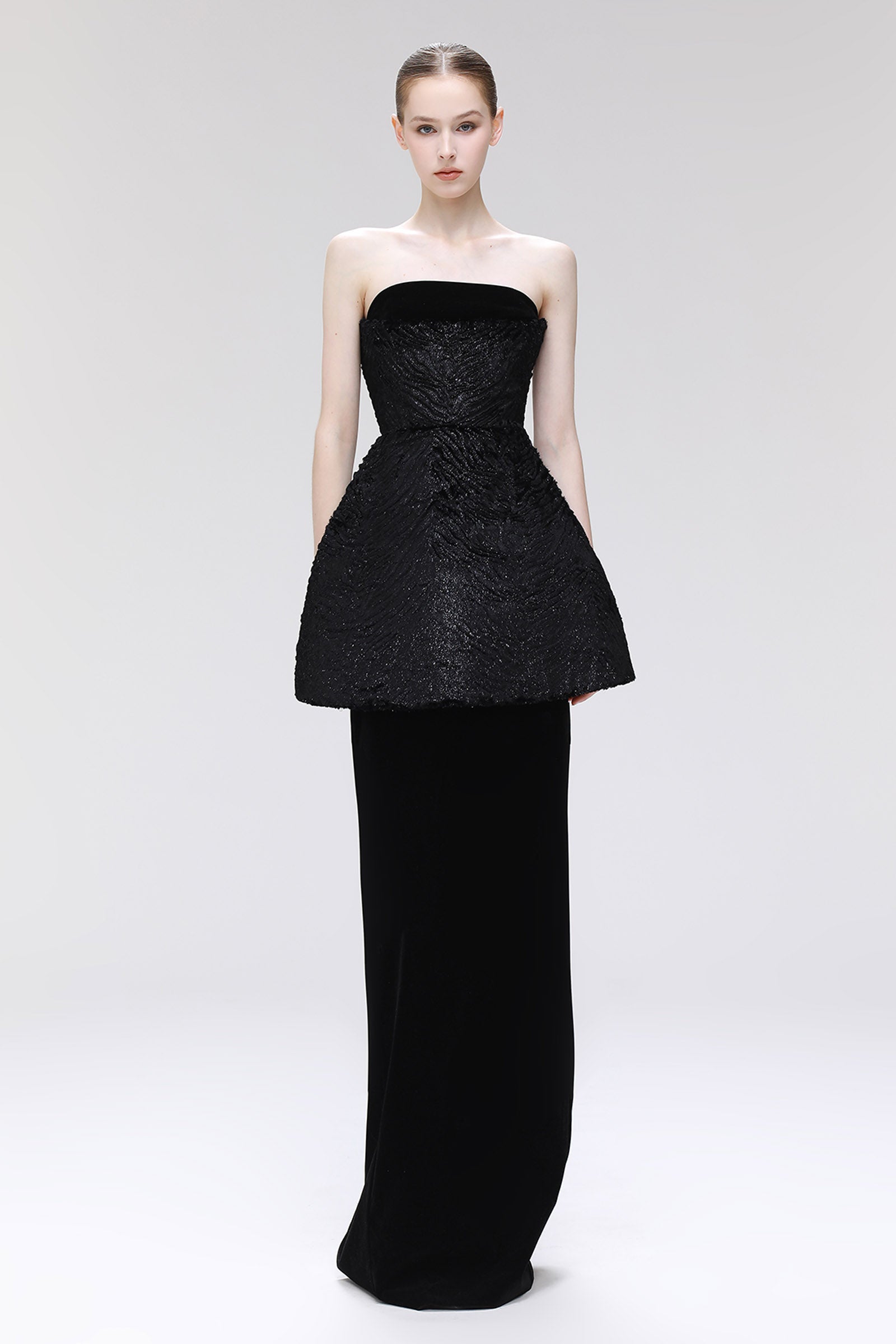Vault Peplum Maxi Dress