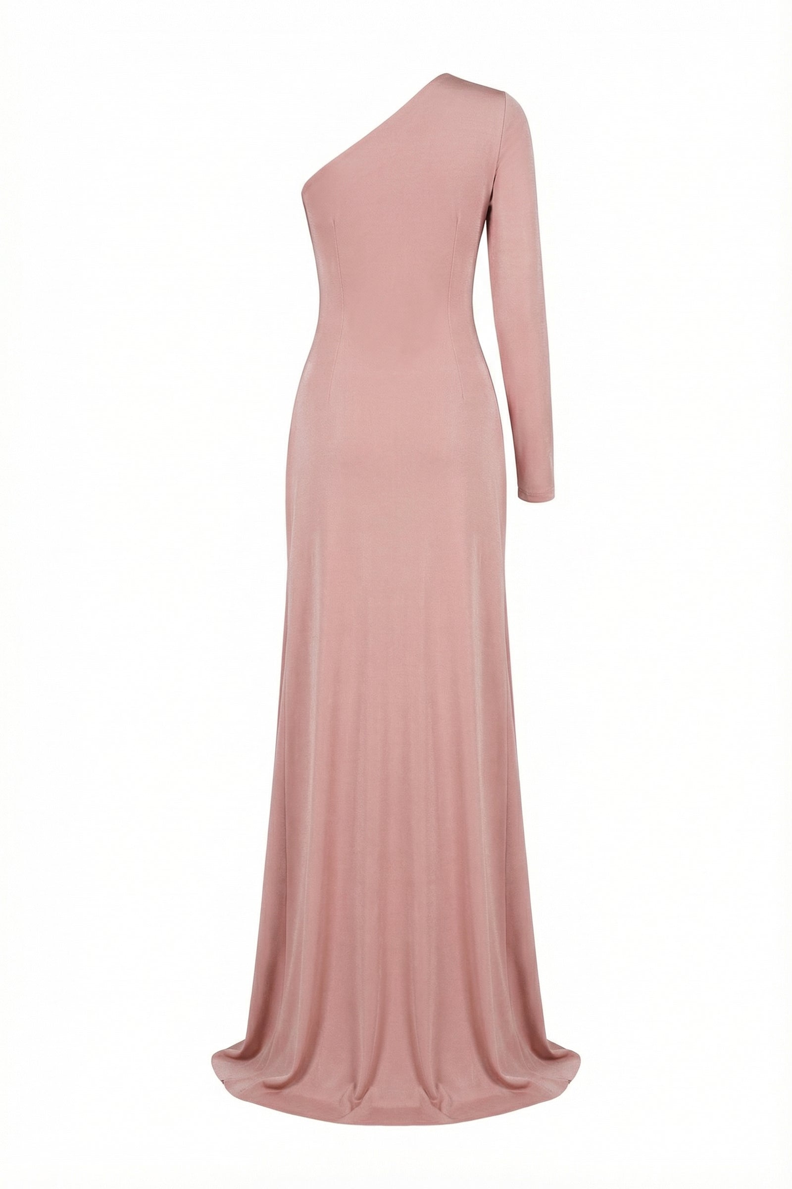 Ely Asymmetric Sleeve Maxi Dress