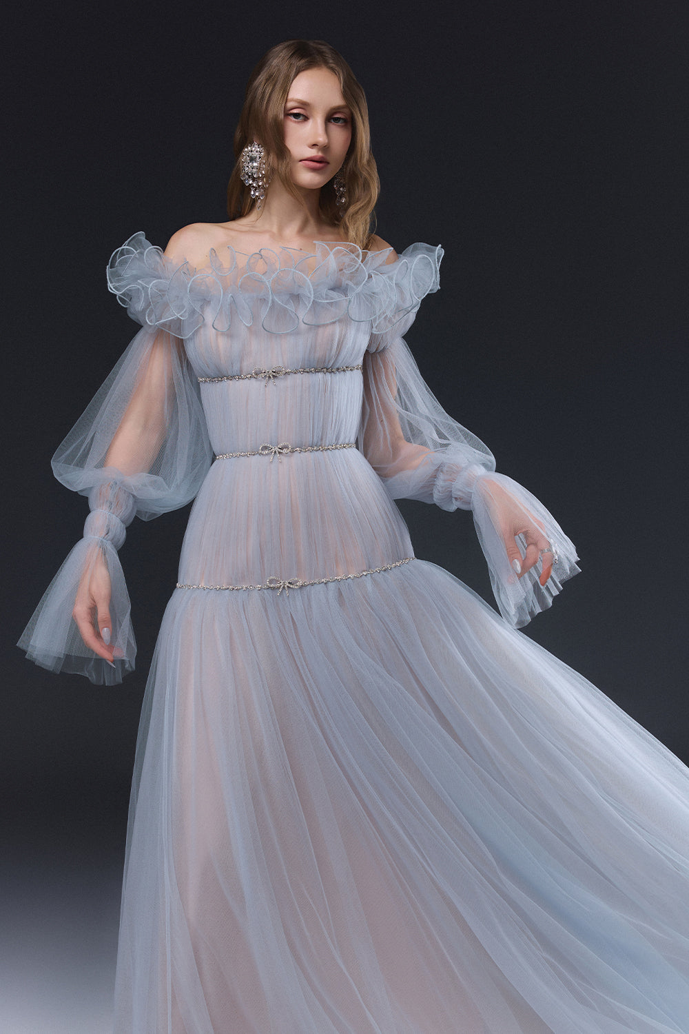 Aurora Puff Sleeve Maxi Dress