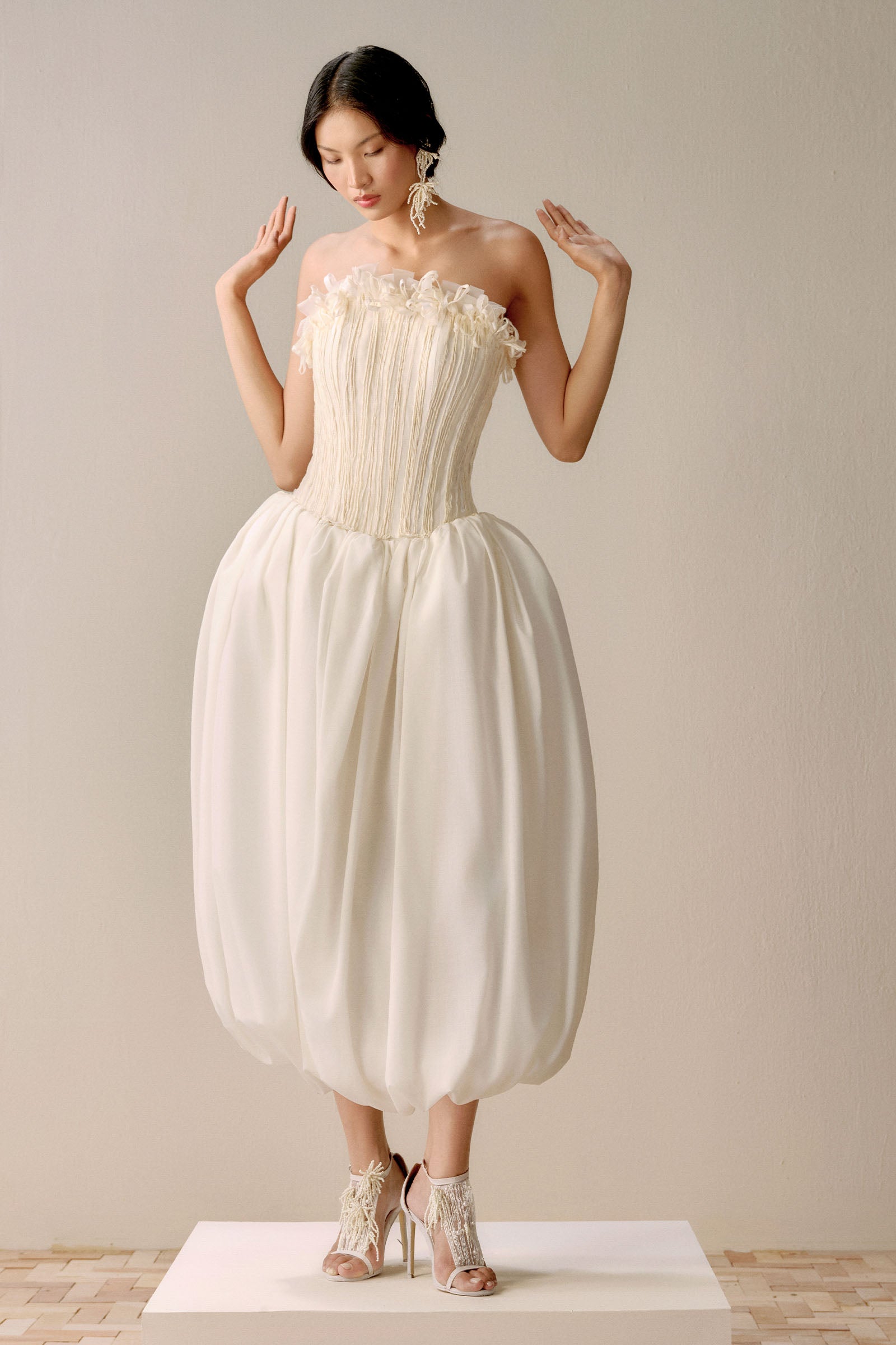 Natalia Bubble Midi Dress