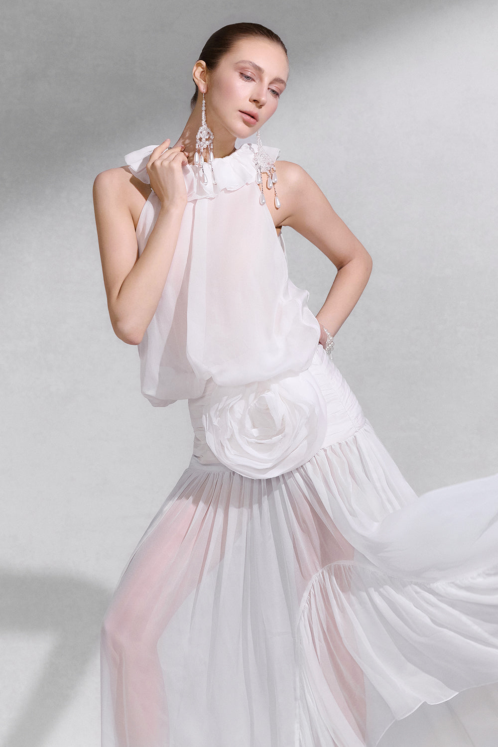 Salus Applique Maxi Dress
