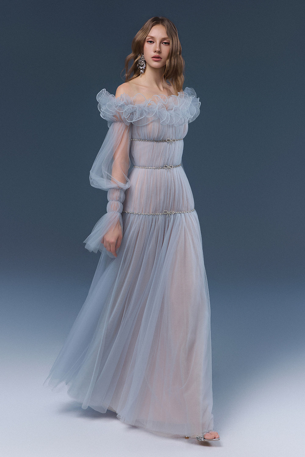 Aurora Puff Sleeve Maxi Dress