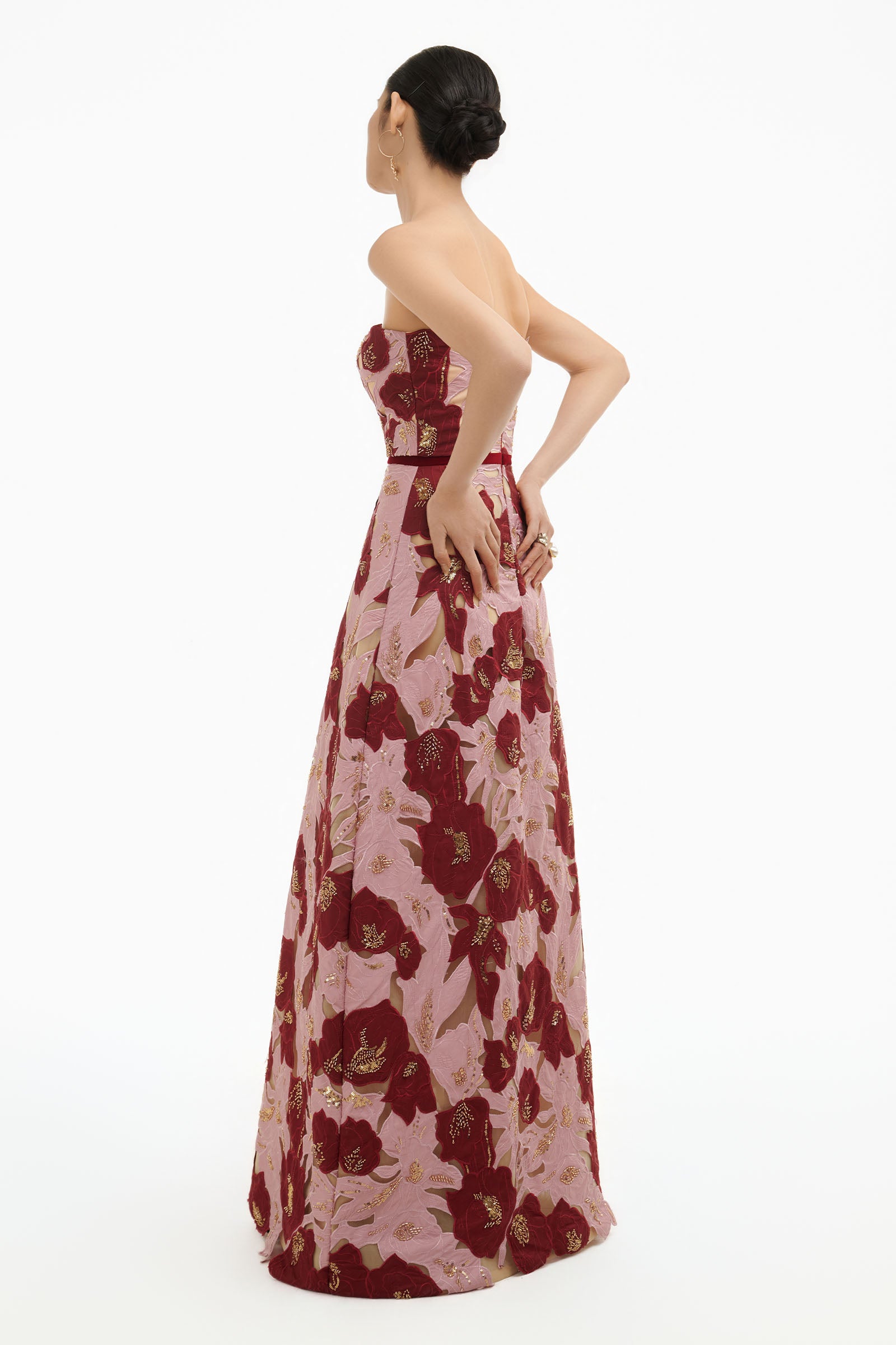 Bloom Straight Across Maxi Dress