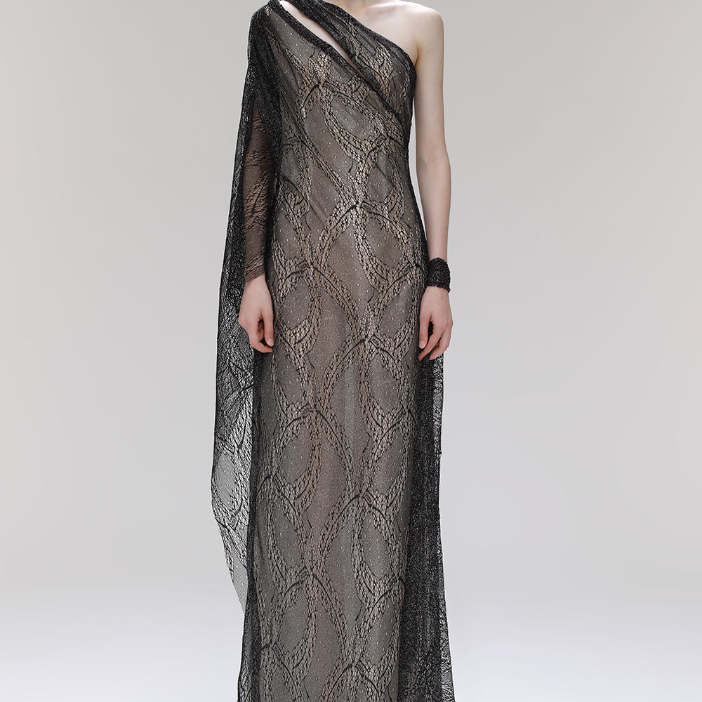 Redamacy One Shoulder Maxi Dress