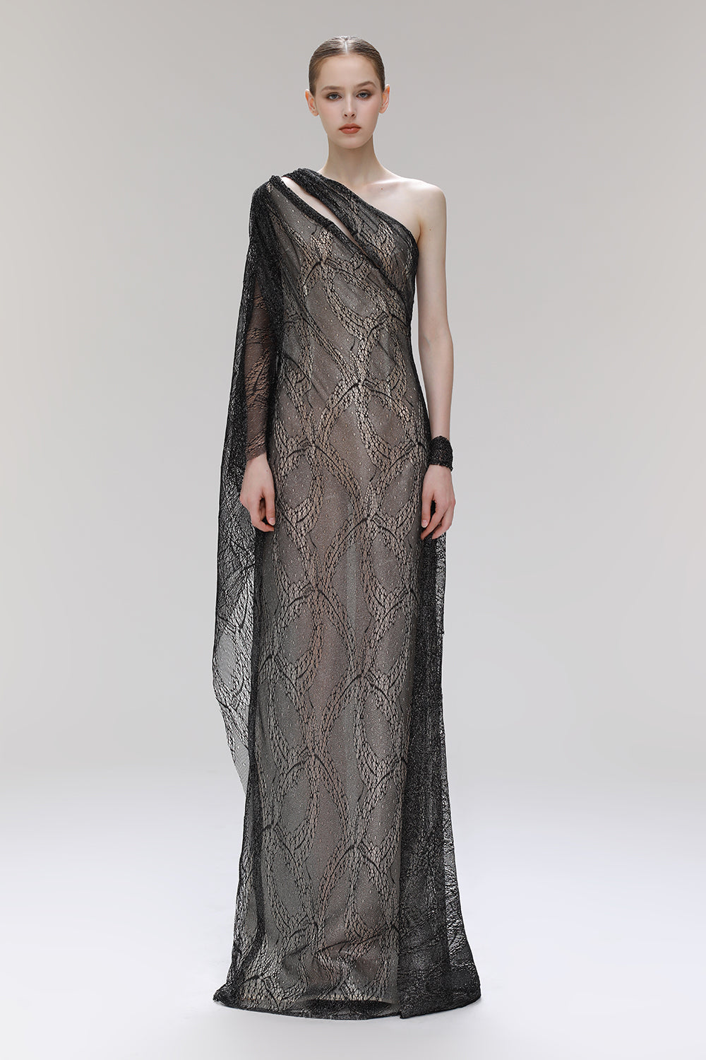 Redamacy One Shoulder Maxi Dress