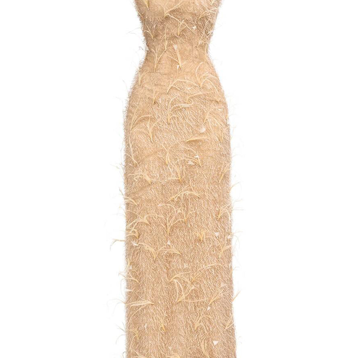 Emersyn Sheath Feather Polyester Floor Length Dress
