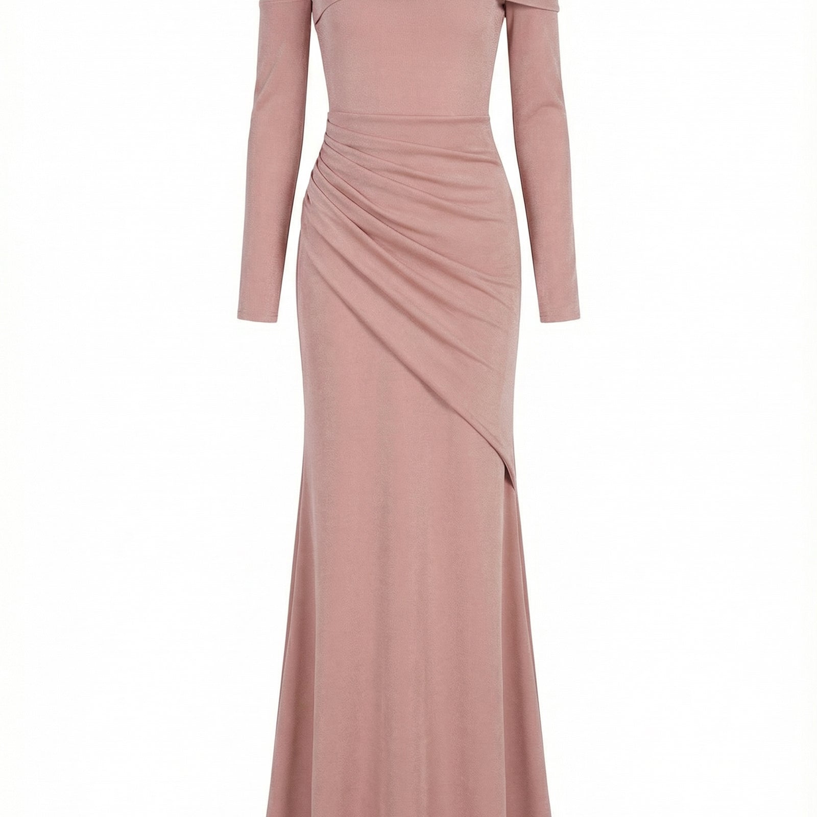 Eda Cold Shoulder Sleeve Maxi Dress