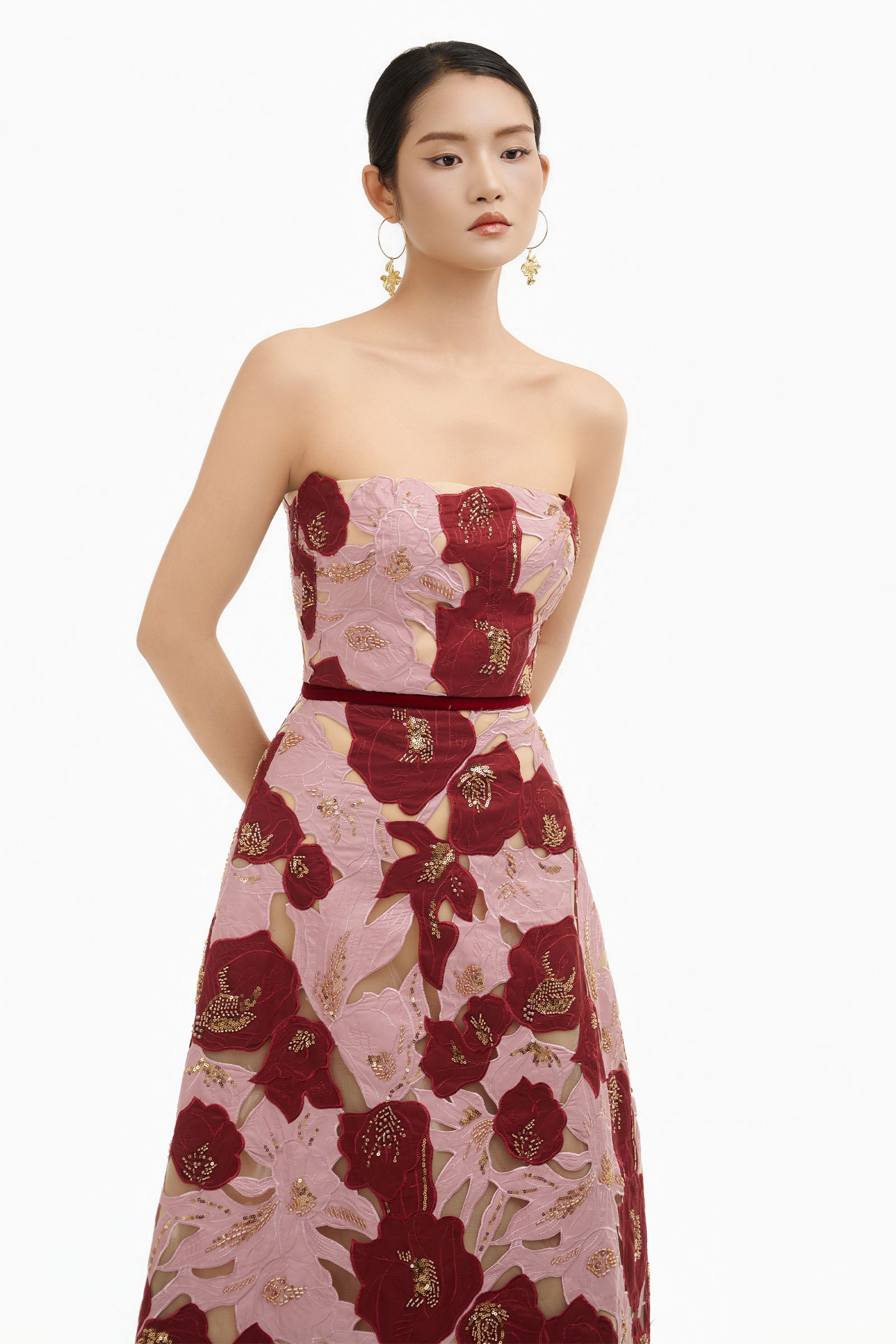Bloom Straight Across Maxi Dress