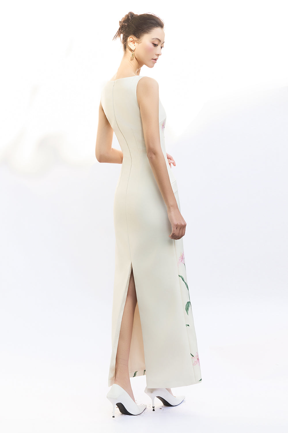 Mira Boat Neck Midi Dress