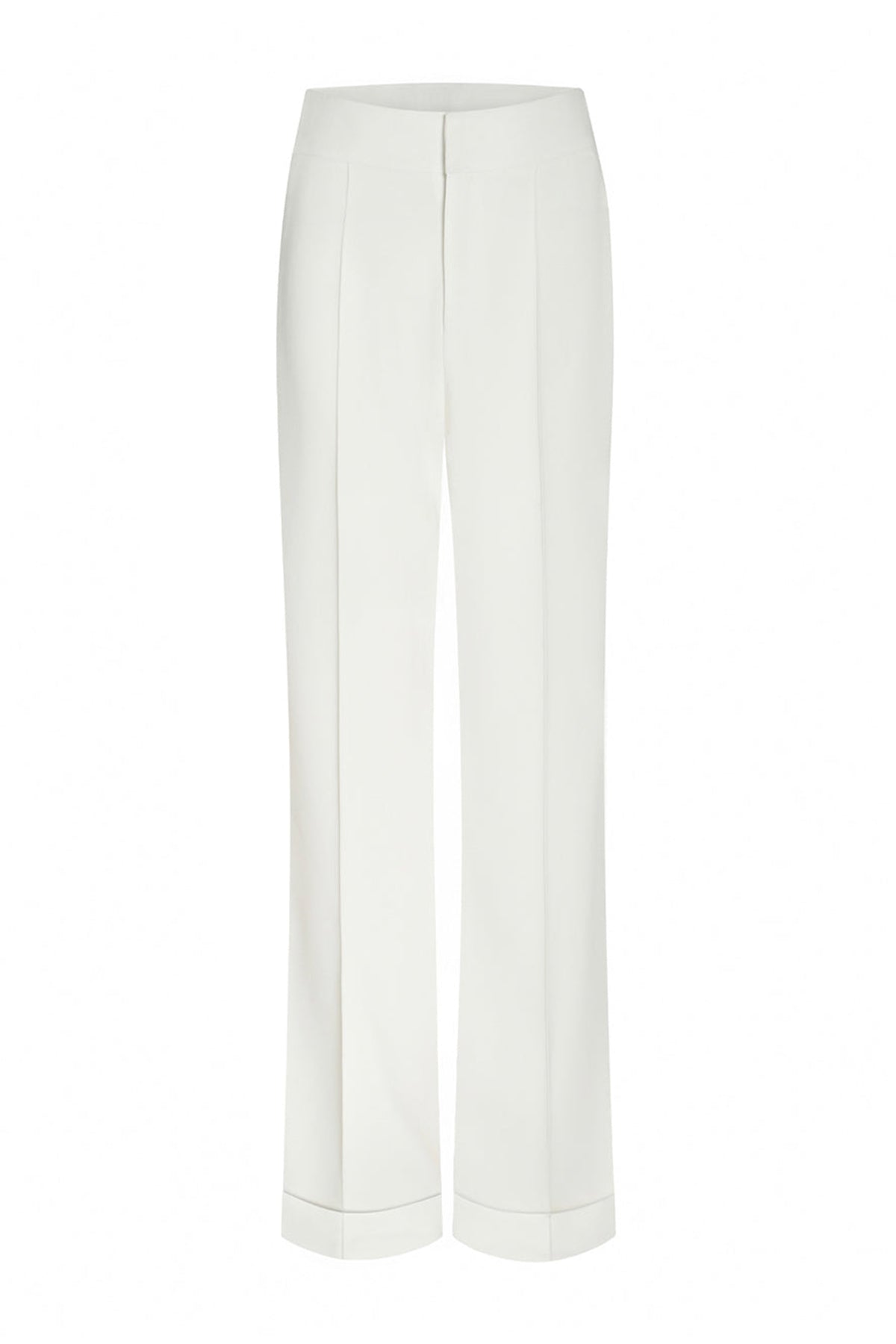 Bianca Straight Ribbed Twill Floor Length Pants
