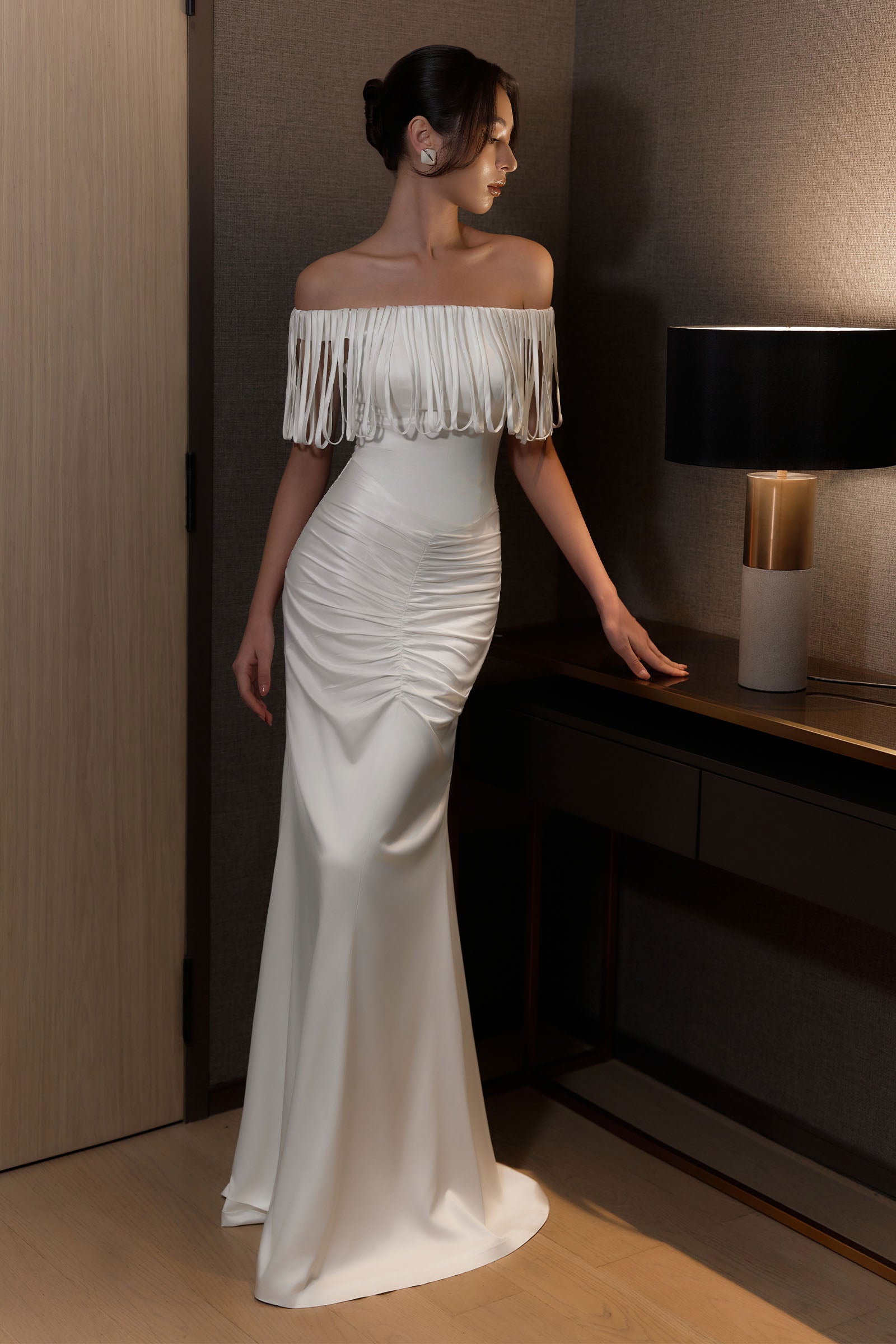 Épure Fringe Maxi Dress