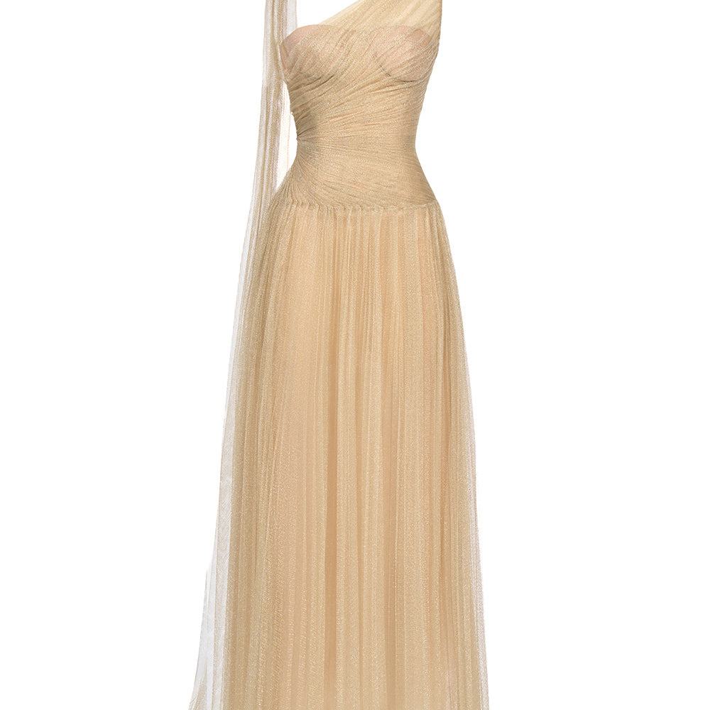 Draped Maxi Dress