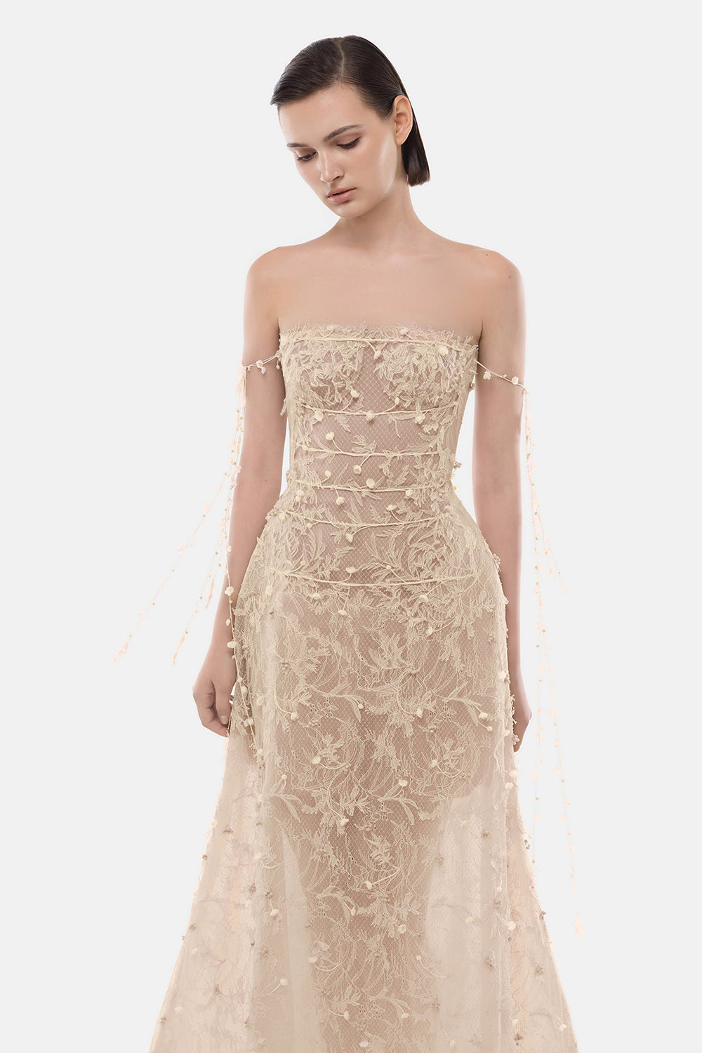 Cloud A-line Midi Dress
