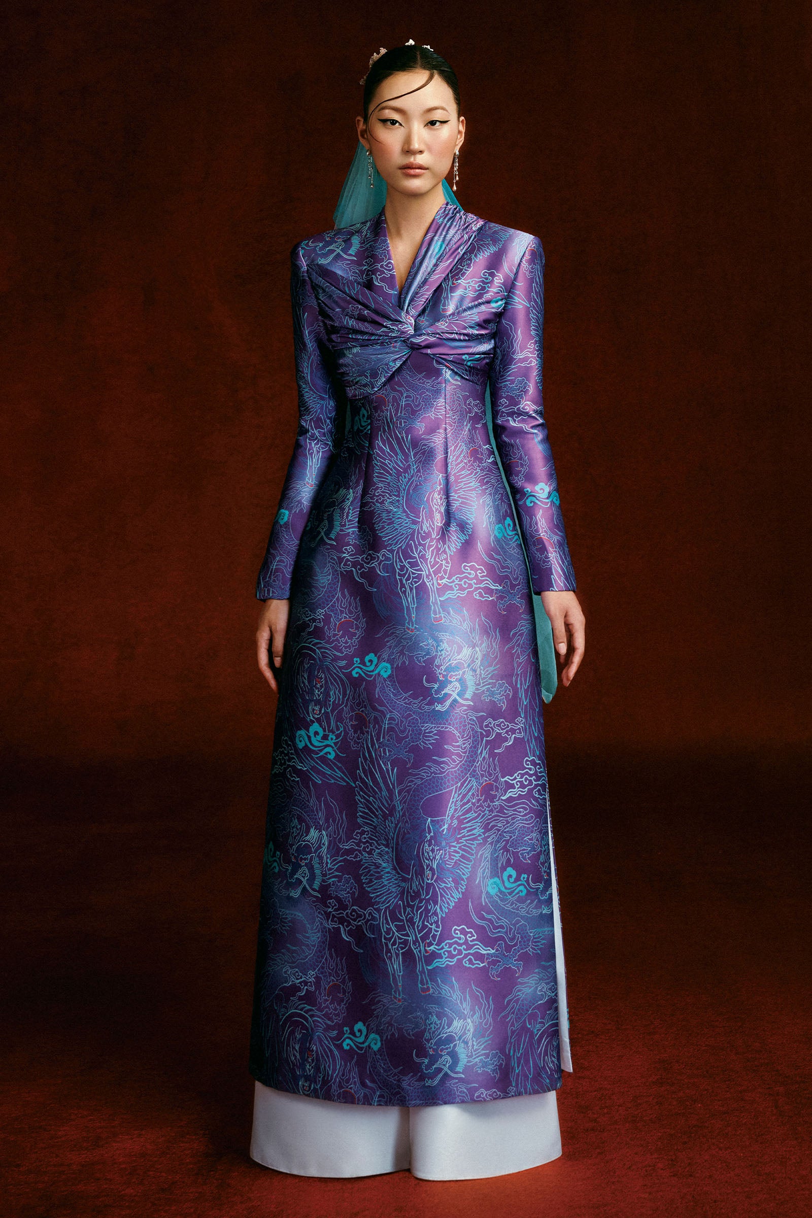 Gia Draped Ao Dai