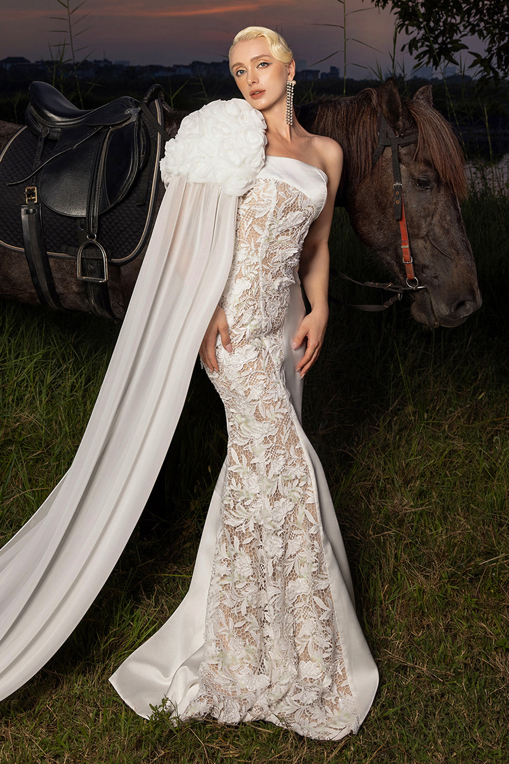 Zaina Mermaid Maxi Dress