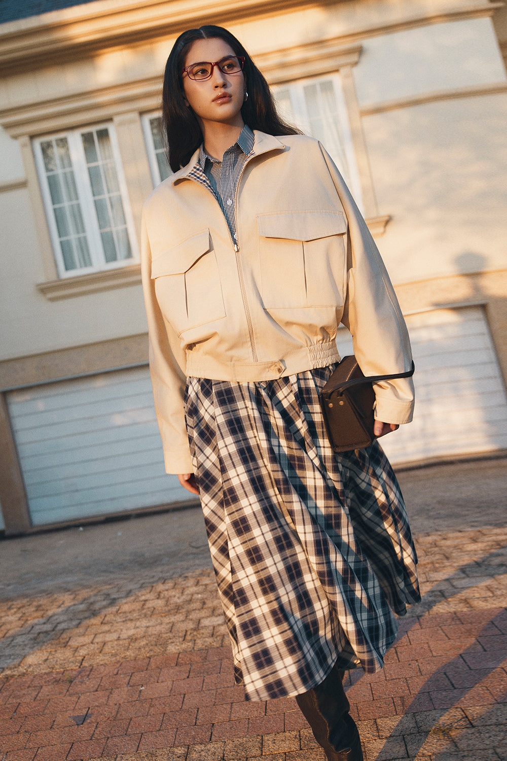 Colette A-line Pleated Skirt