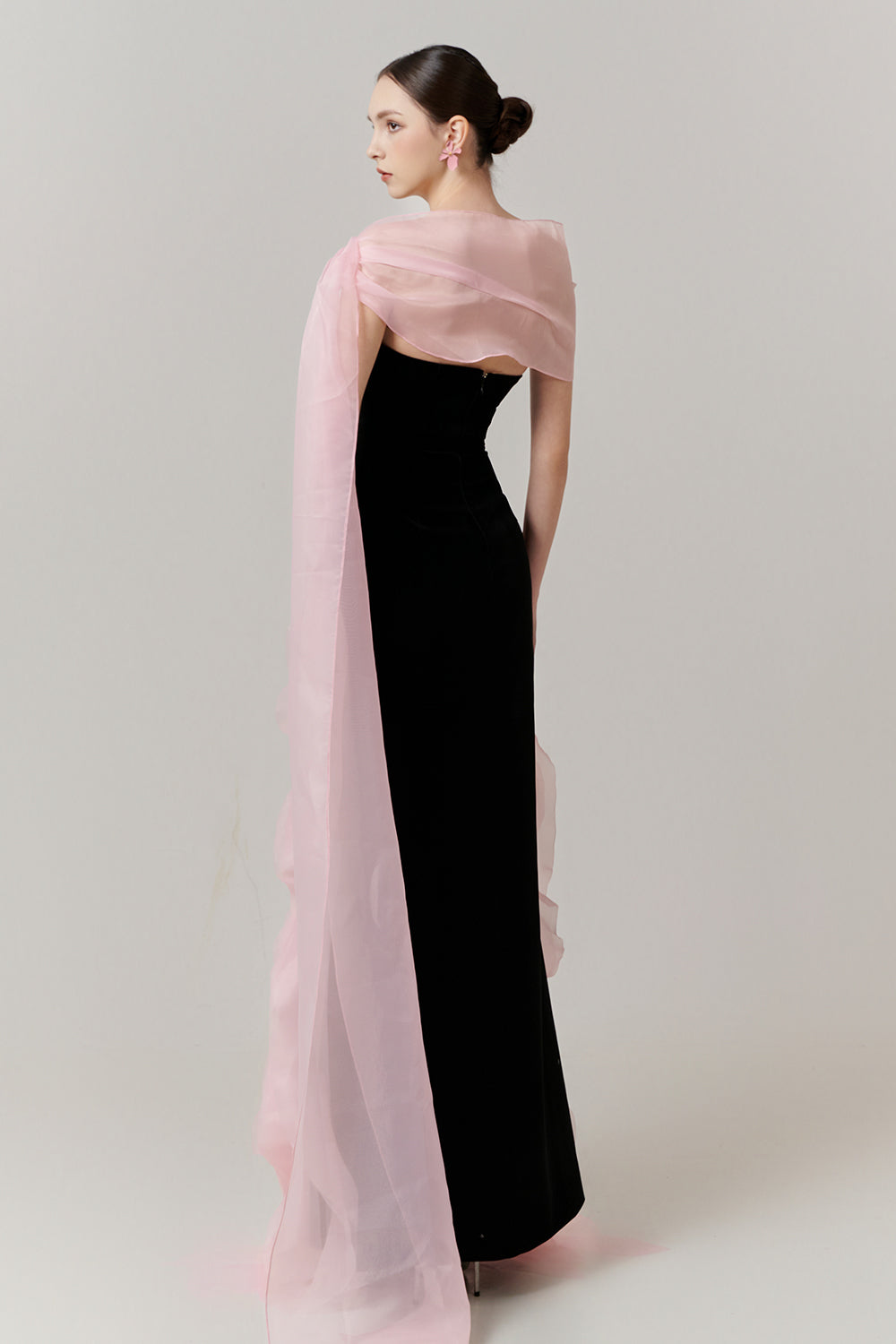 Elara Sheath Rhinestone Maxi Dress