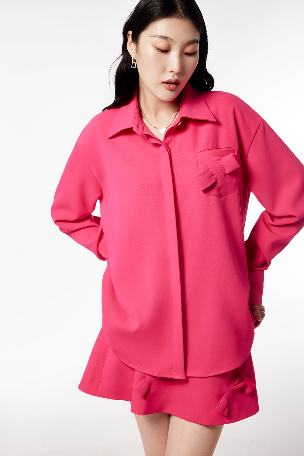 Rina Ribbon Shirt