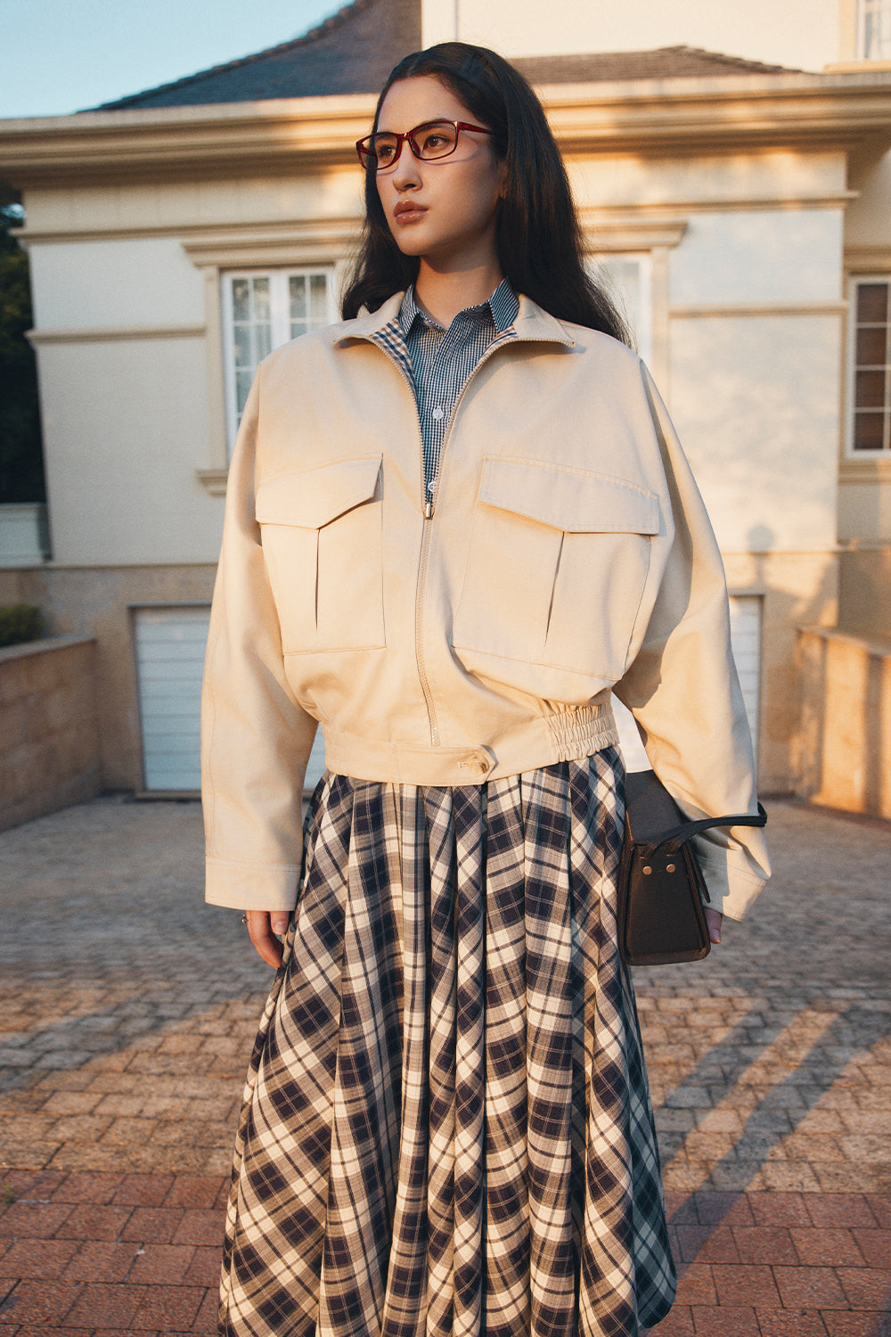 Colette A-line Pleated Skirt