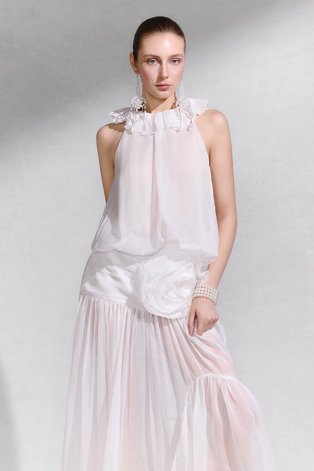 Salus Applique Maxi Dress