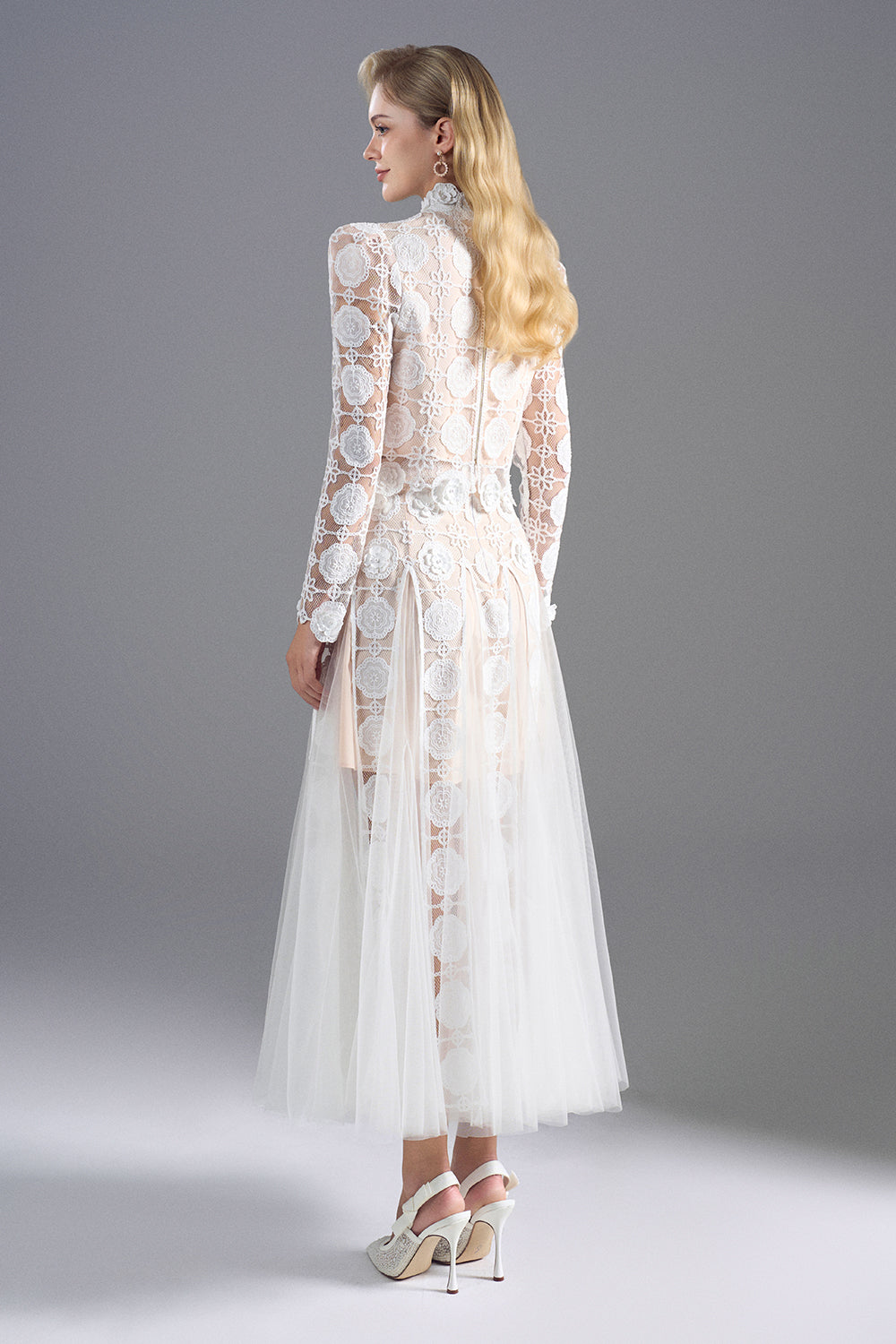 Baroque Mock Neck Top