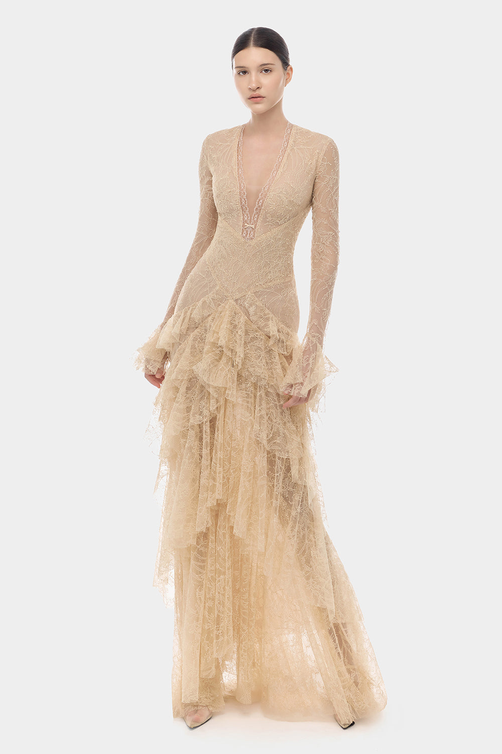 Solis Ruffle Maxi Dress