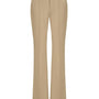 Beatrix Straight Front Zipper Twill Floor Length Pants