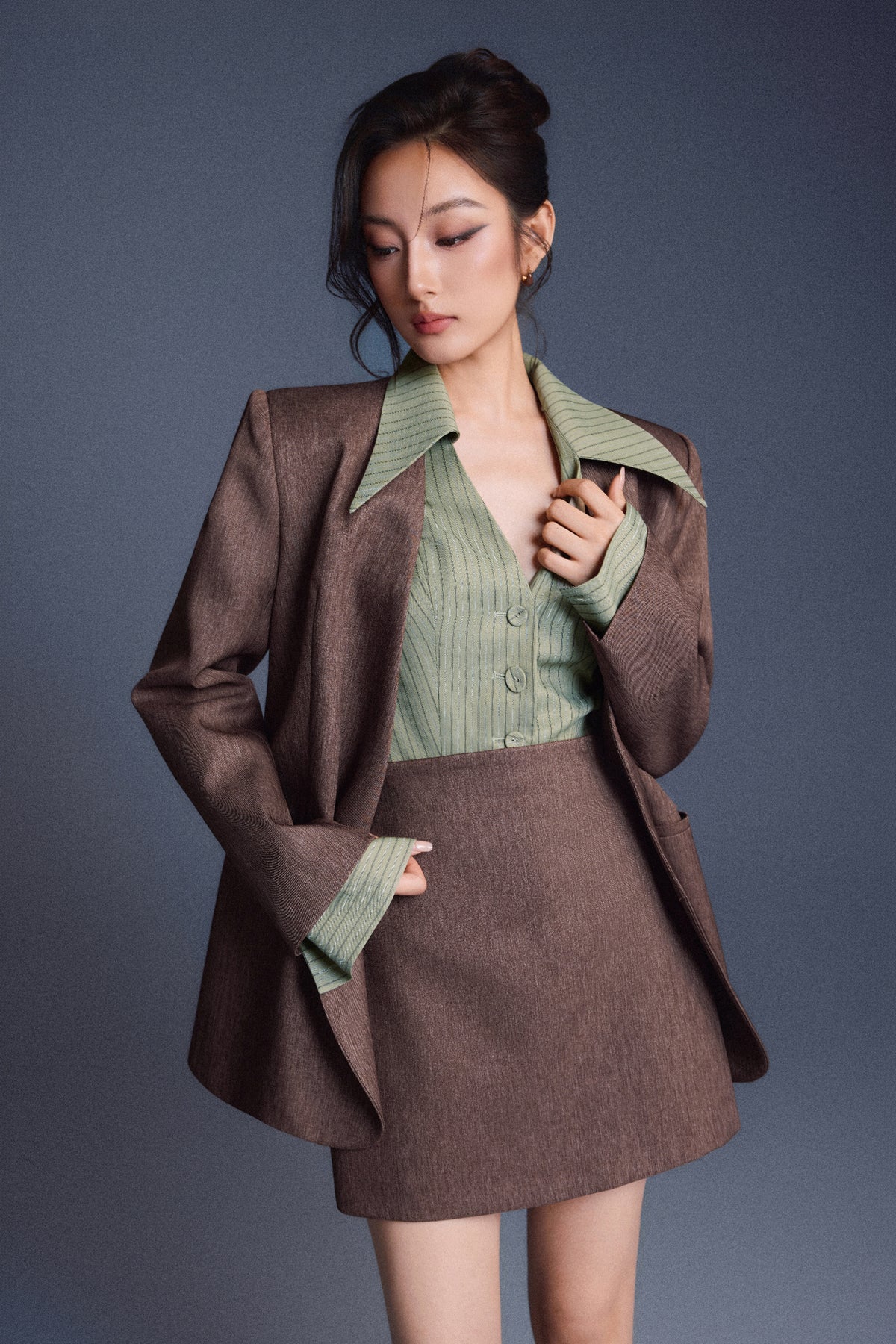 Elsey Lapelless Blazer