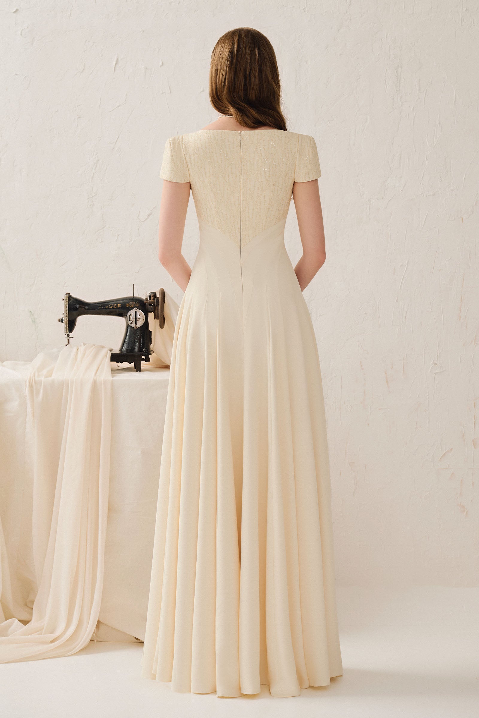 Liara Square Neck Maxi Dress