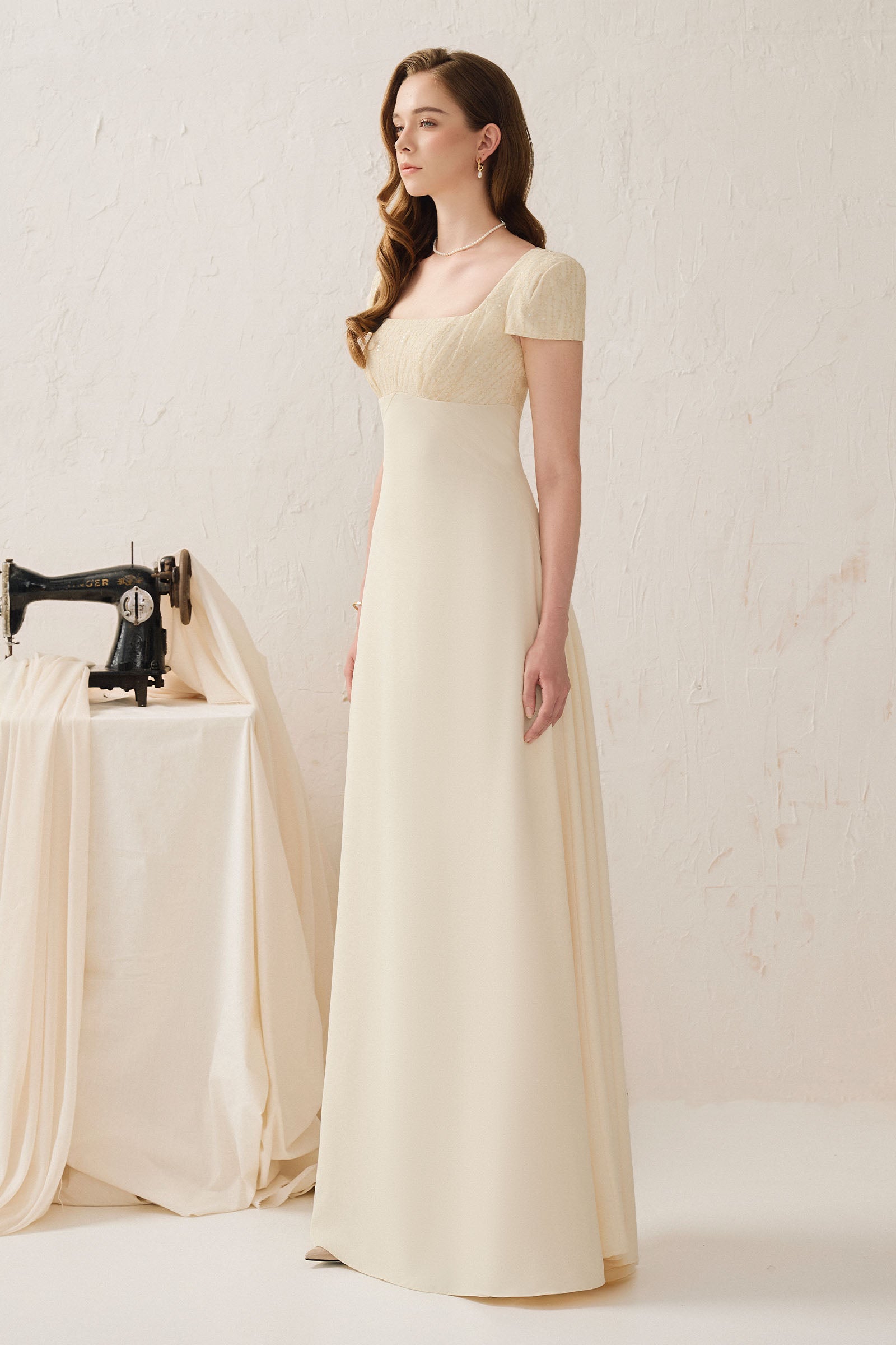 Liara Square Neck Maxi Dress