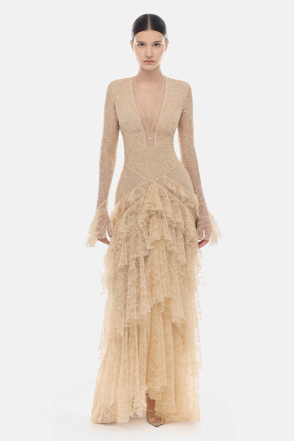 Solis Ruffle Maxi Dress