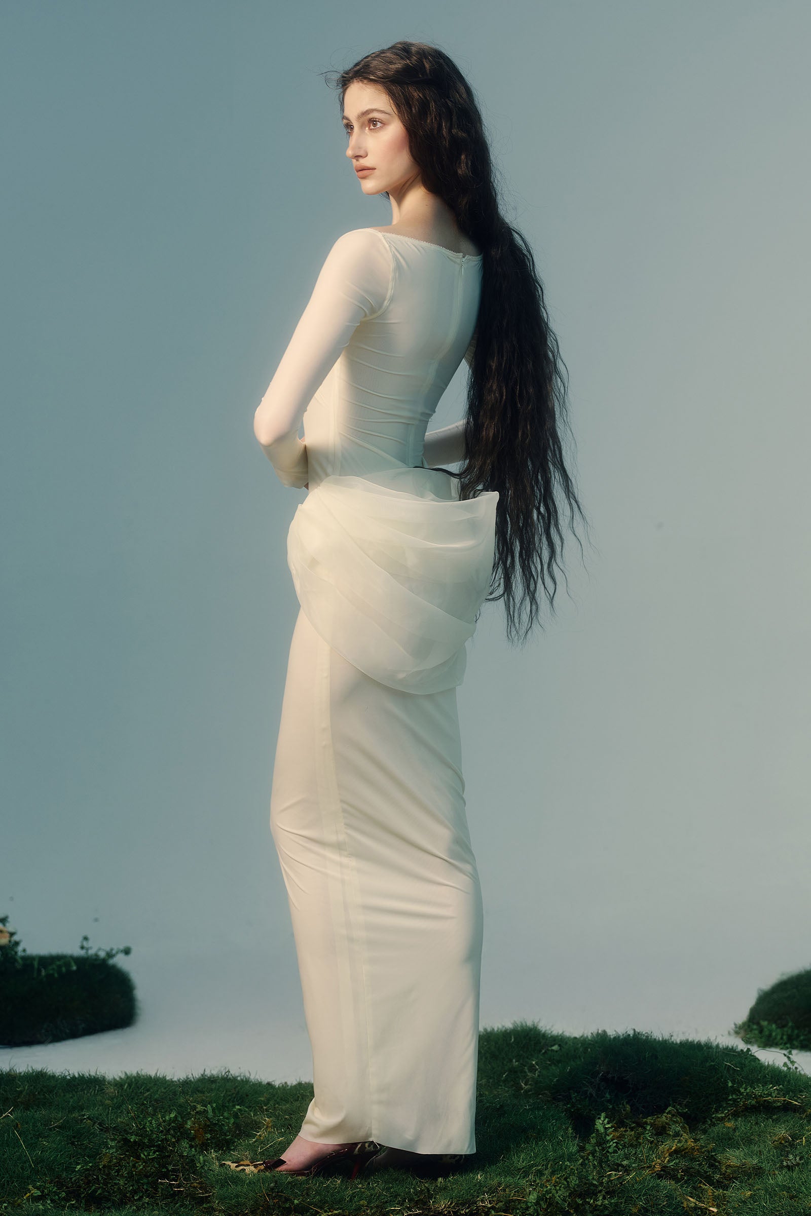 Galatea Sweetheart Maxi Dress