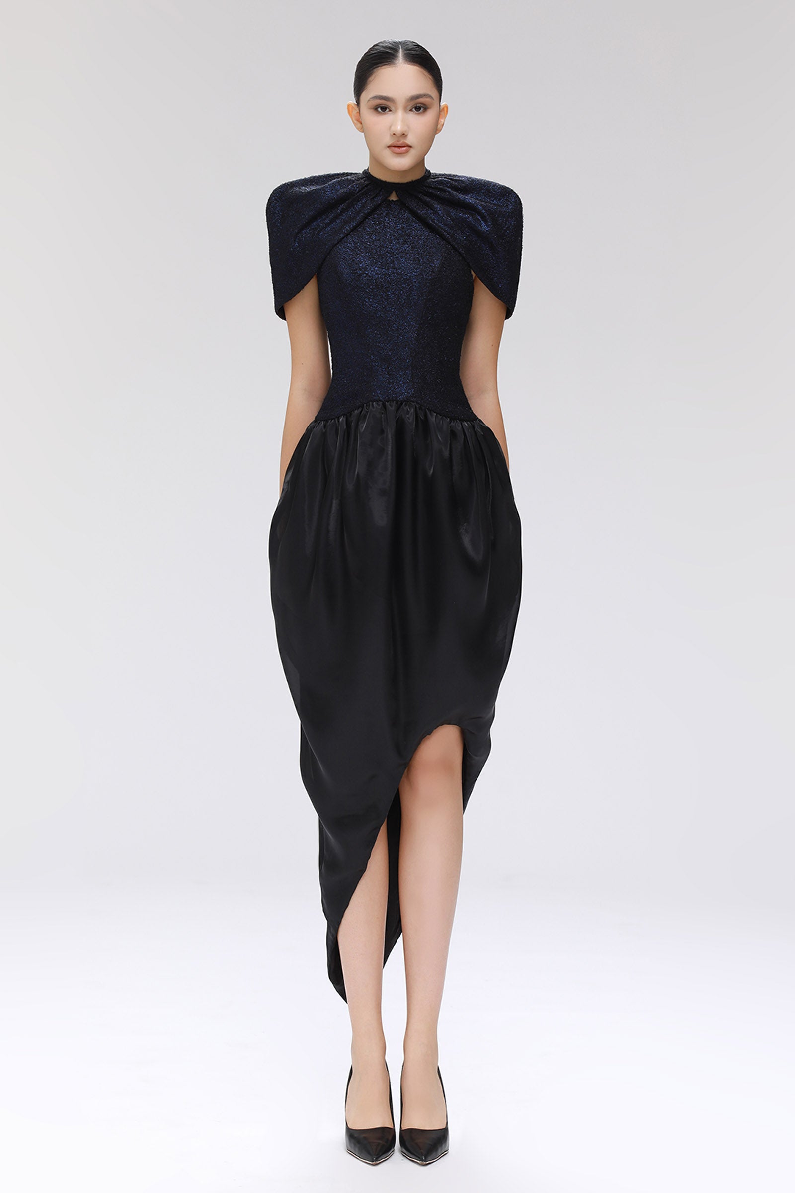 Sheath Bubble Midi Dress