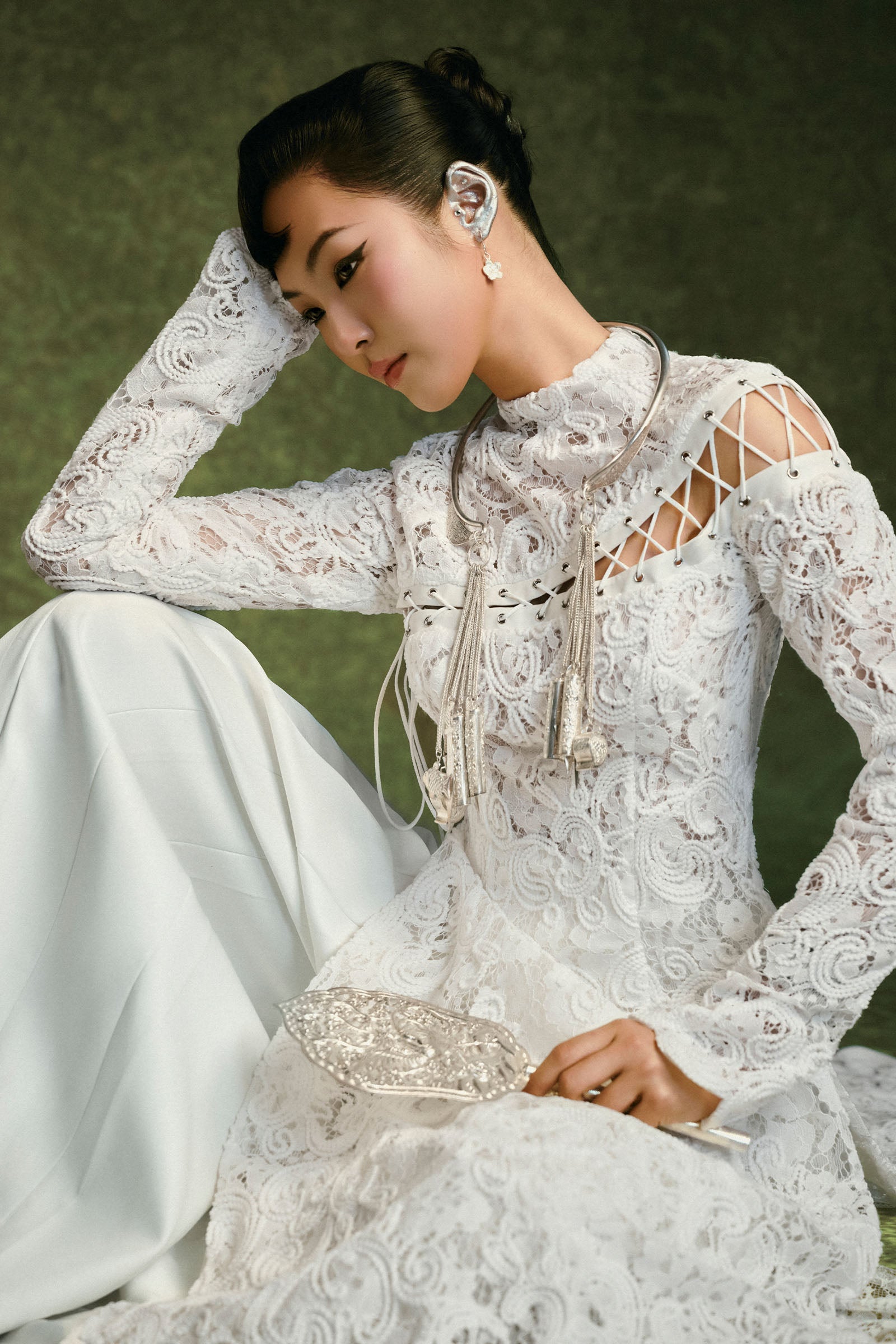 Dien Vu Applique Ao Dai