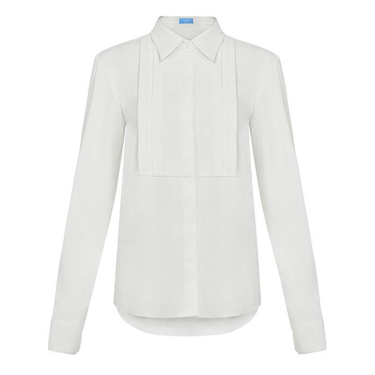 Anna Straight Collared Neck Cotton Poplin Shirt