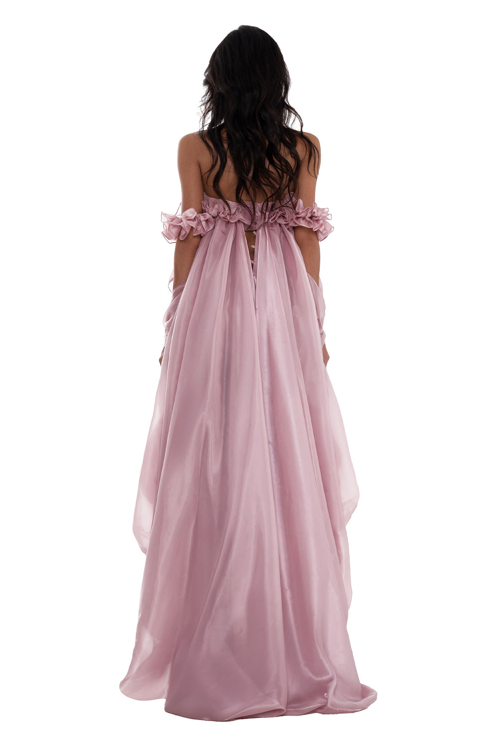 Ily Ruffle Midi Dress