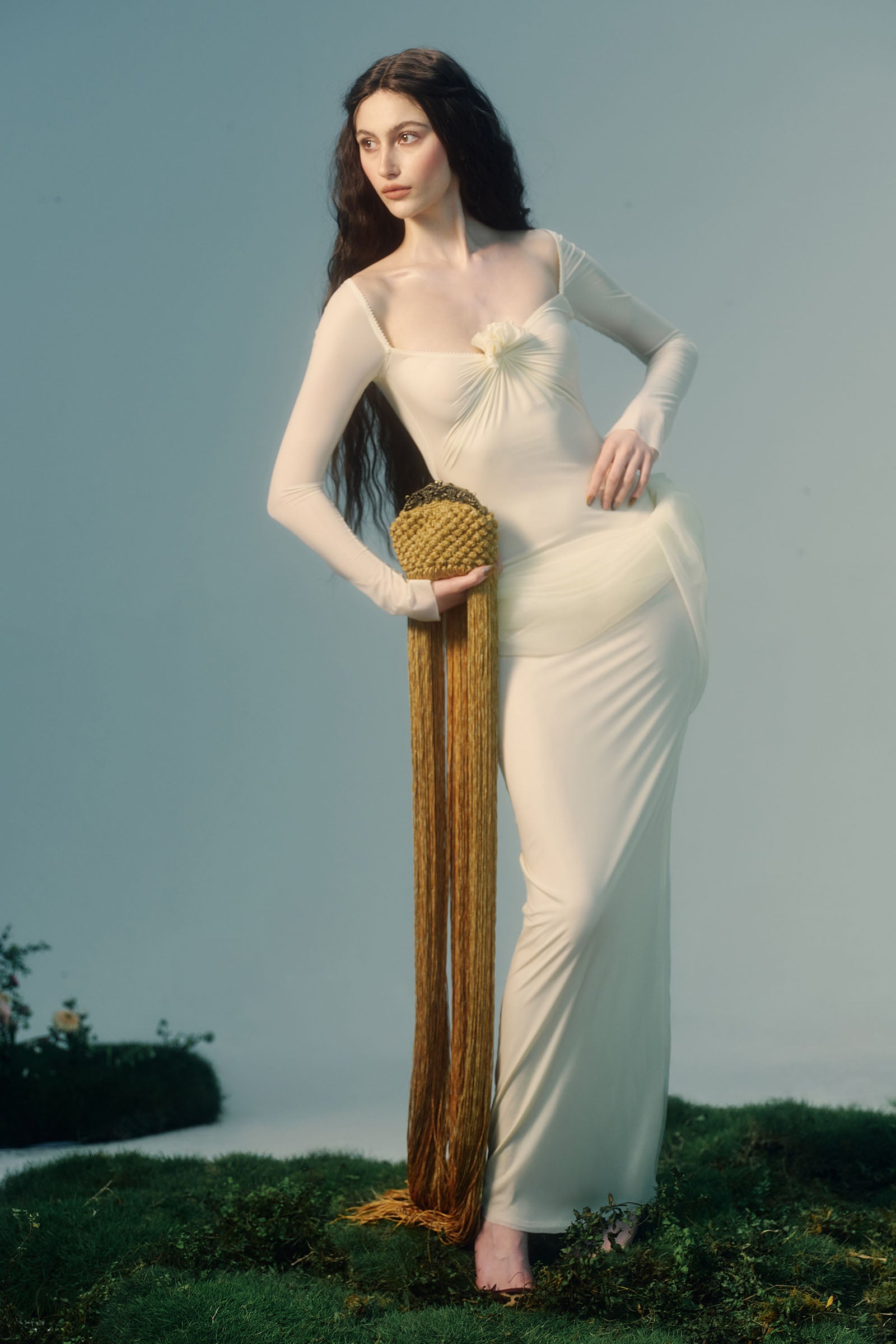 Galatea Sweetheart Maxi Dress