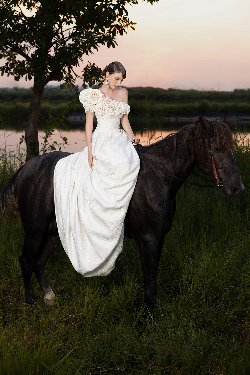 Elodie Glitter Maxi Dress