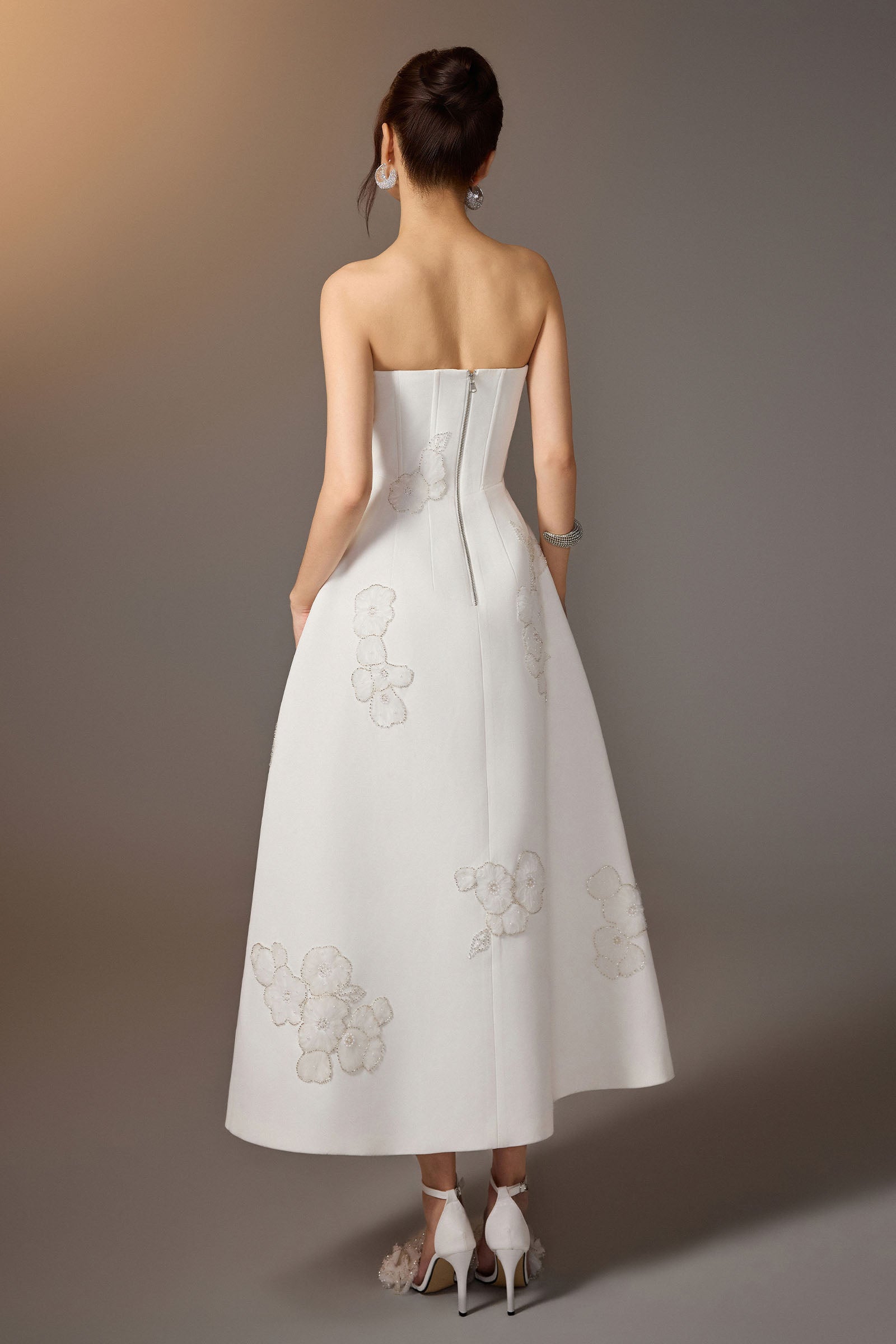 Thesa Straight Across Midi Dress