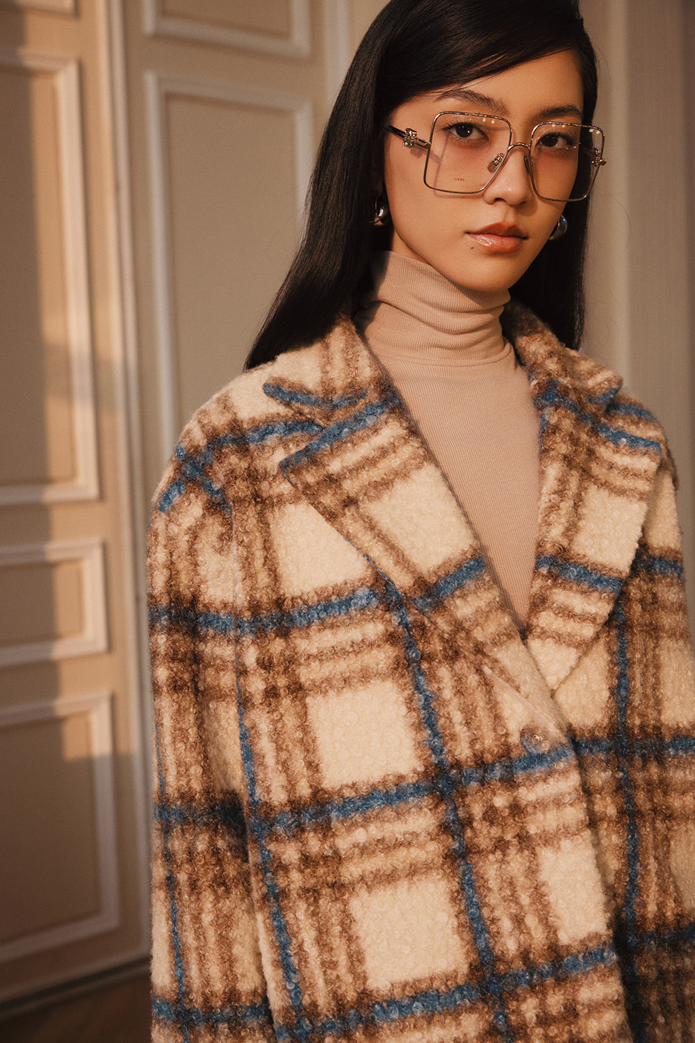 Jose Notch Neck Wool Coat