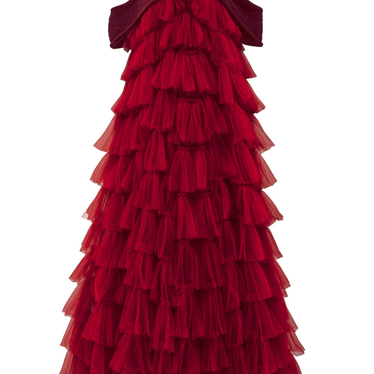 Cisneros Layered Sleeveless Polyester Ankle Length Dress