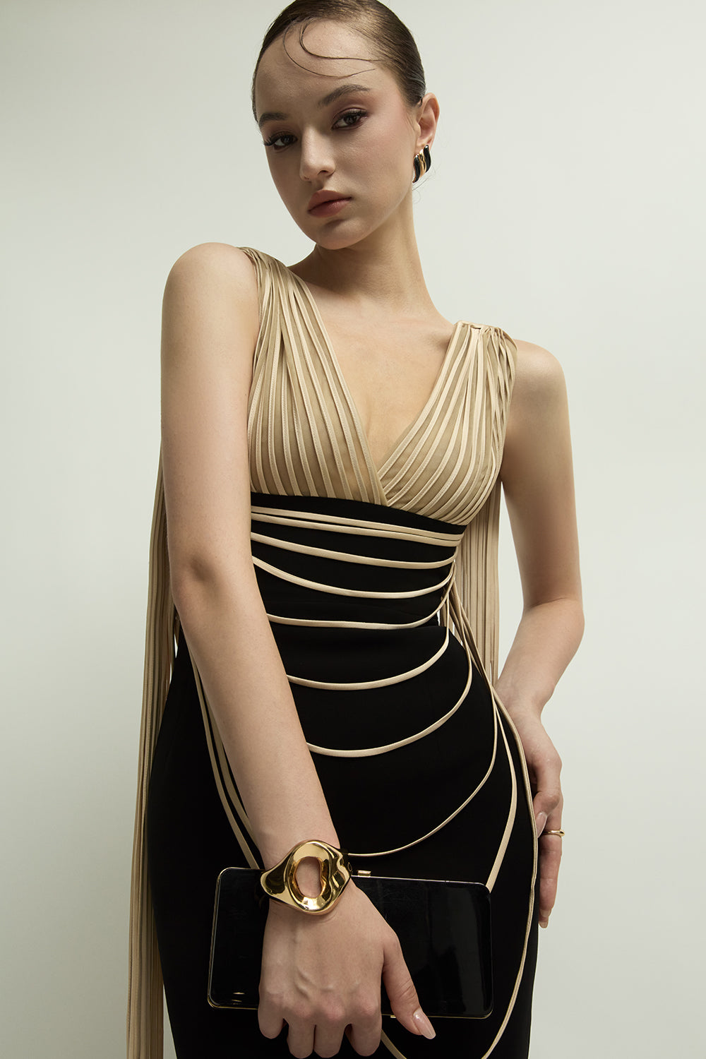 Whitshire Sheath Chain Maxi Dress