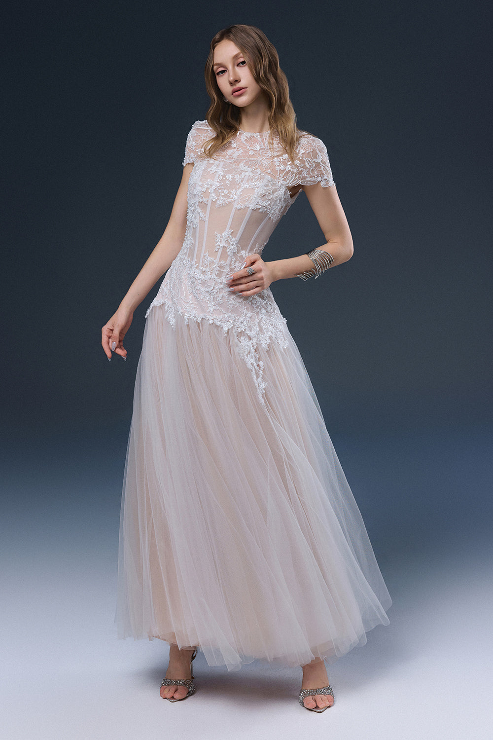 Angelica Applique Maxi Dress