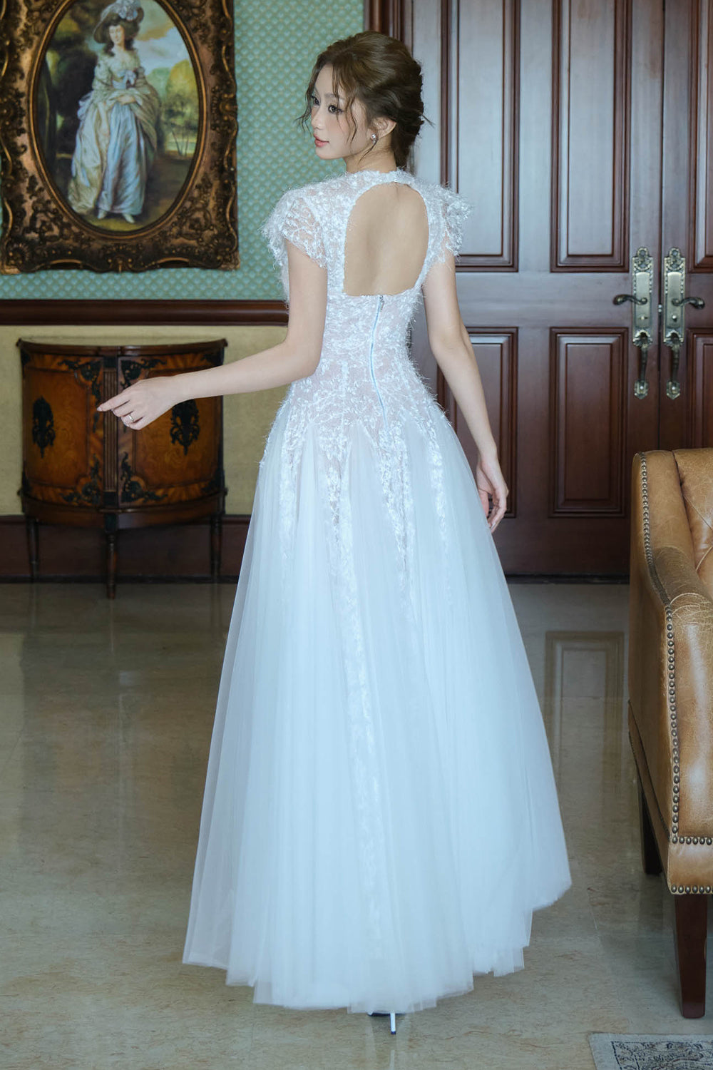 Ethereal Butterfly Sleeve Maxi Dress