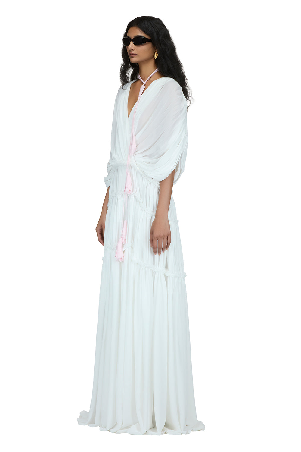 Cael Draped Maxi Dress