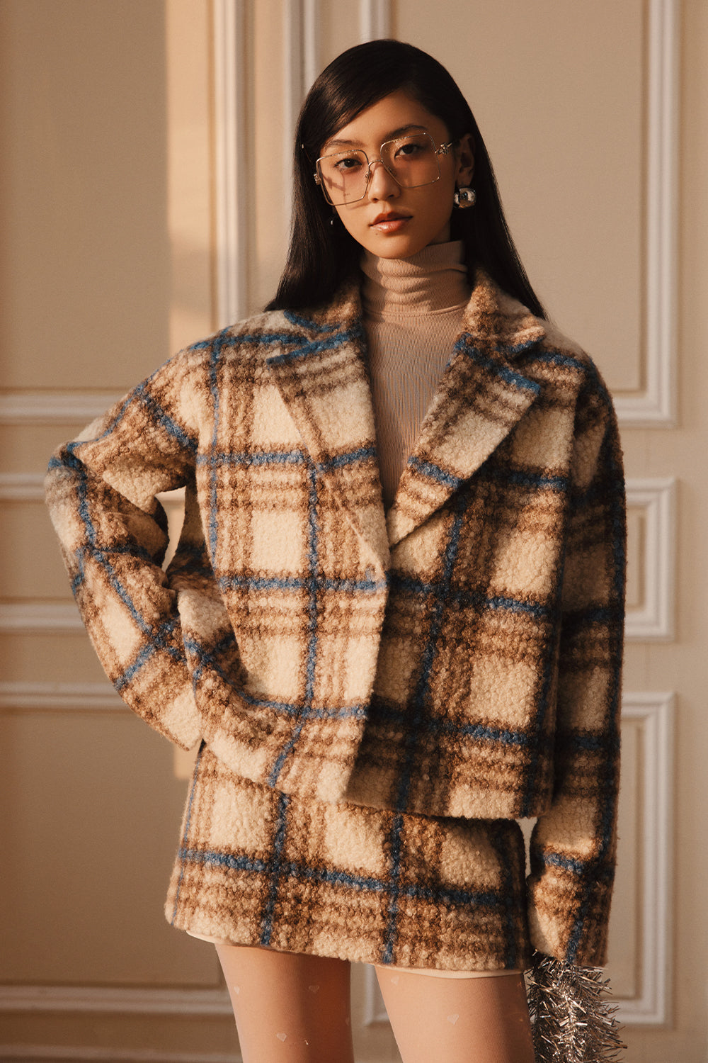 Jose Notch Neck Wool Coat